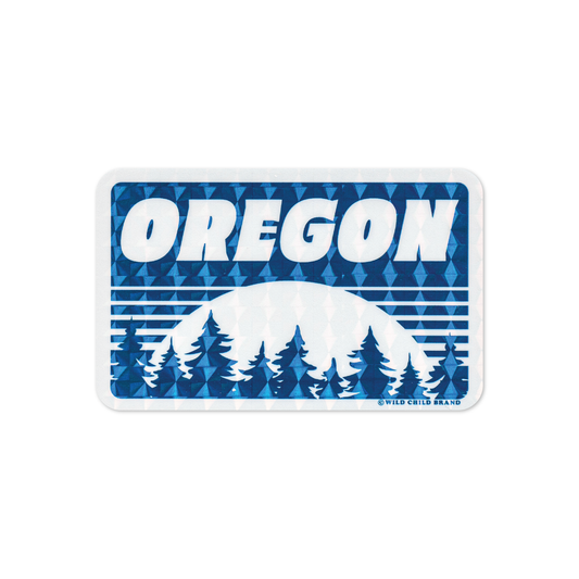 Wild Child Brand - Oregon Holographic Sticker