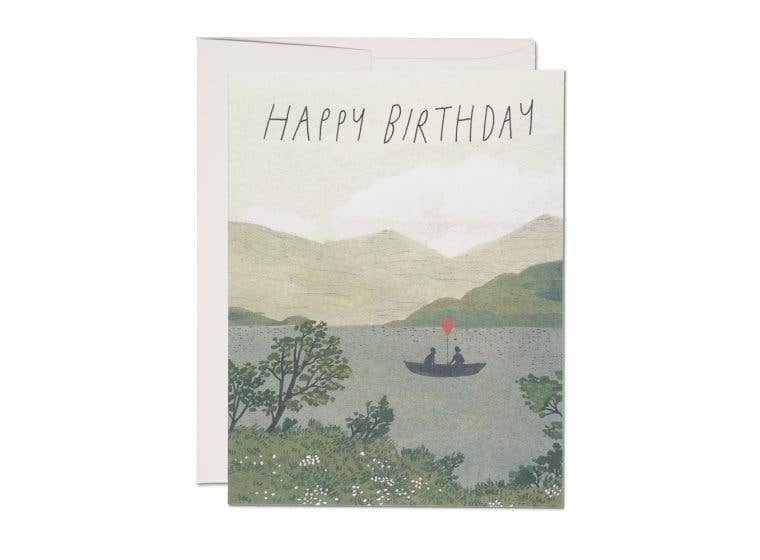 Red Cap Cards - Canoe Card