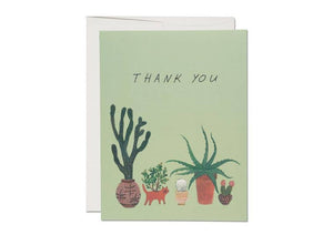 Red Cap Cards - Cactus Thank You