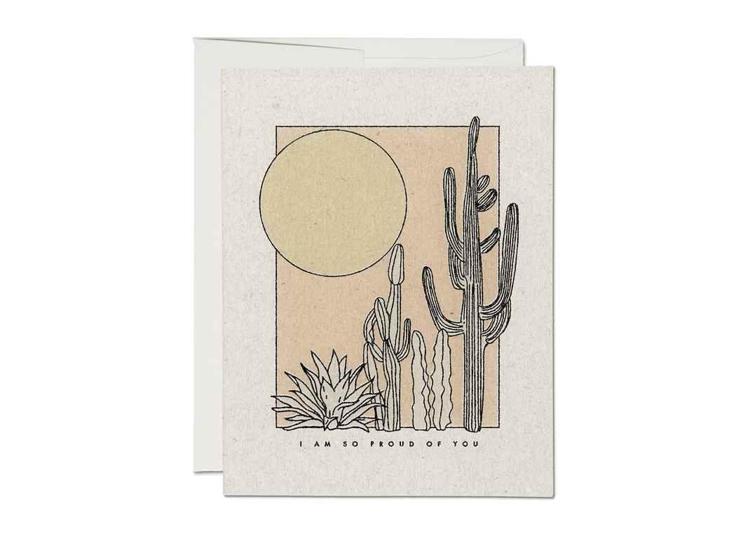 Red Cap Cards - Desert Sunrise Card