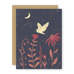 Elana Gabrielle - Night Owl Greeting Card