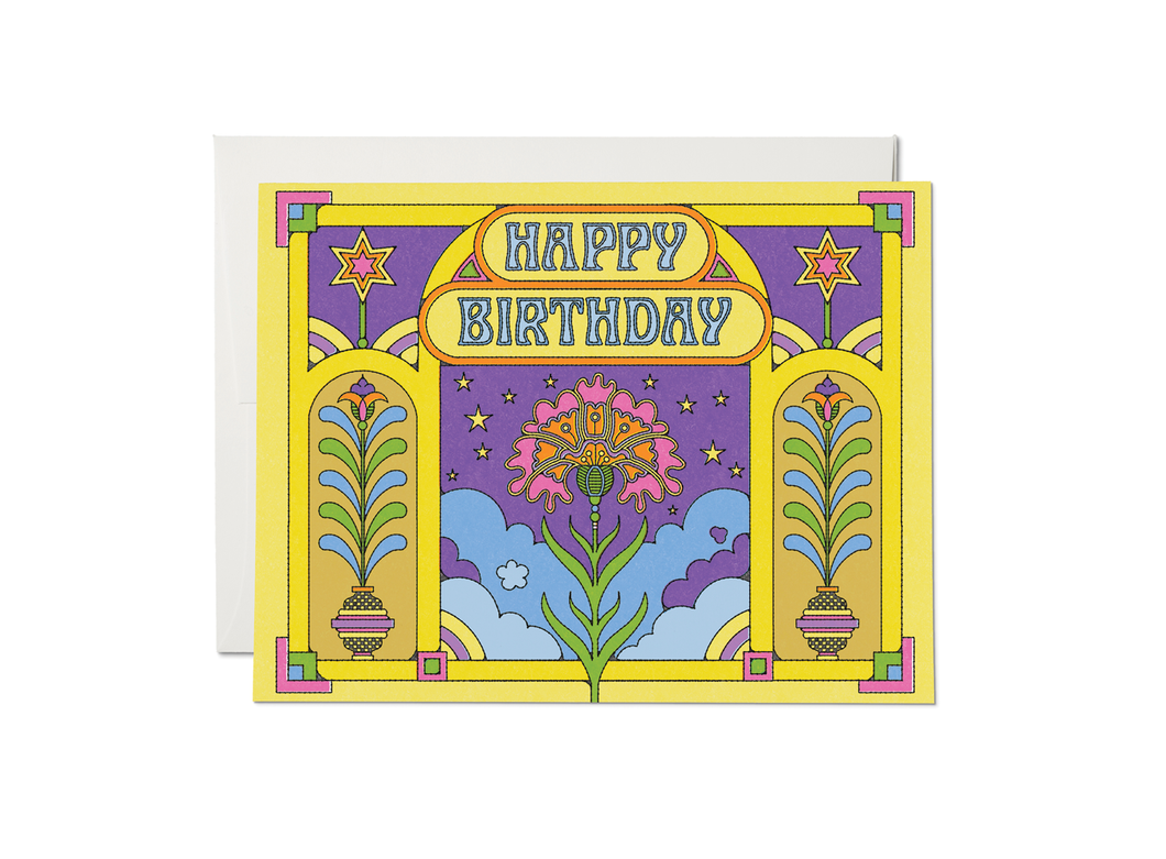 Red Cap Cards - Happy Colors birthday greeting card