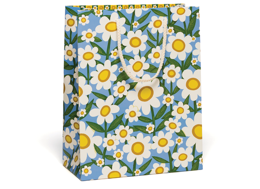 Red Cap Cards - Seventies Daisy gift bag