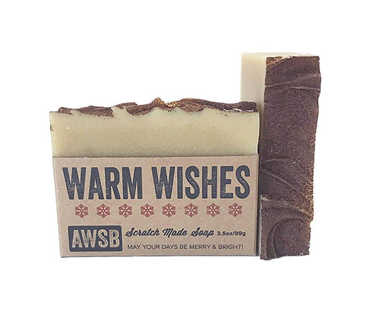 A Wild Soap Bar - Holiday Bar Soap - Warm Wishes
