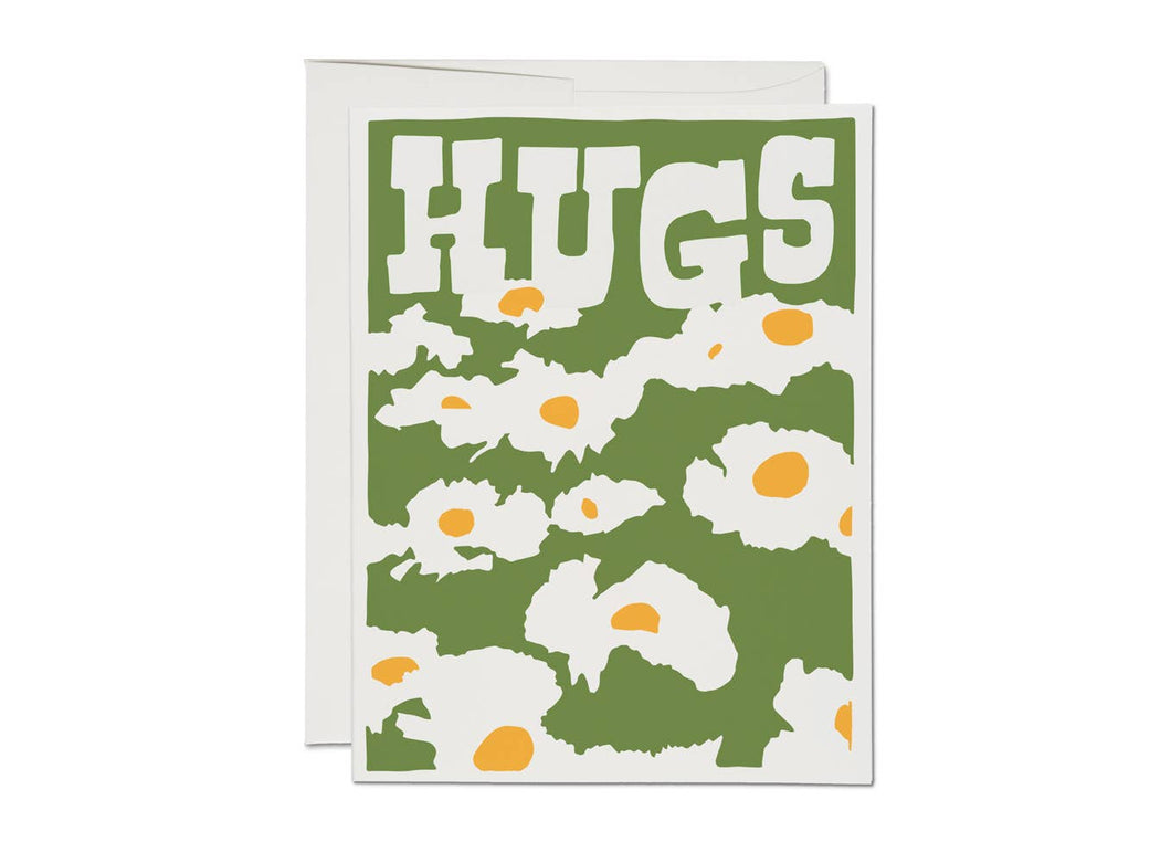 Red Cap Cards - Matilija Poppy Hugs encouragement greeting card