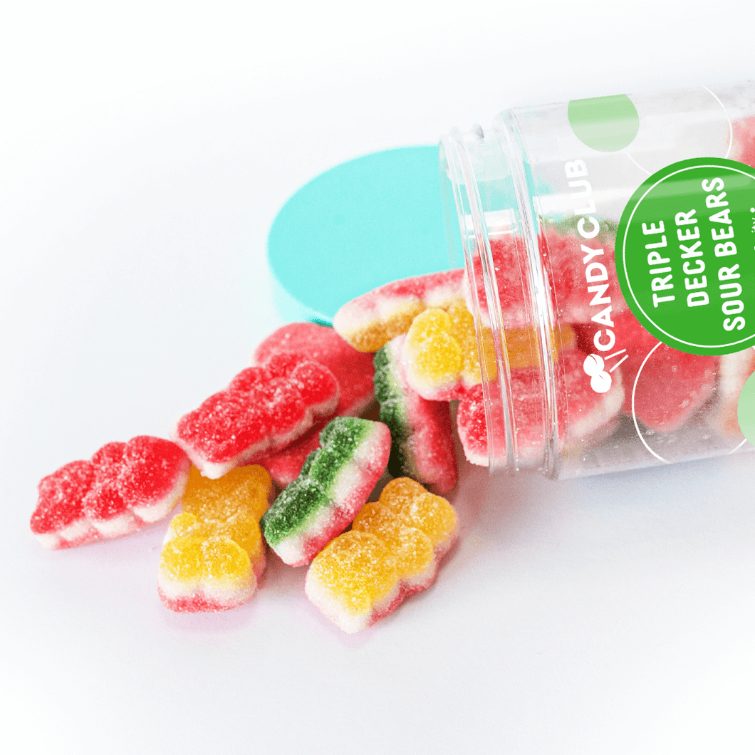 Candy Club - Triple-Decker Candy Sour Gummy Bears