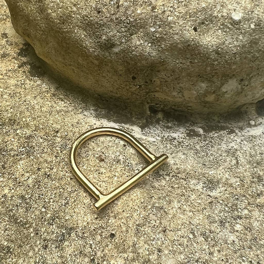 Minimal Bar Bombshell Ring: 7