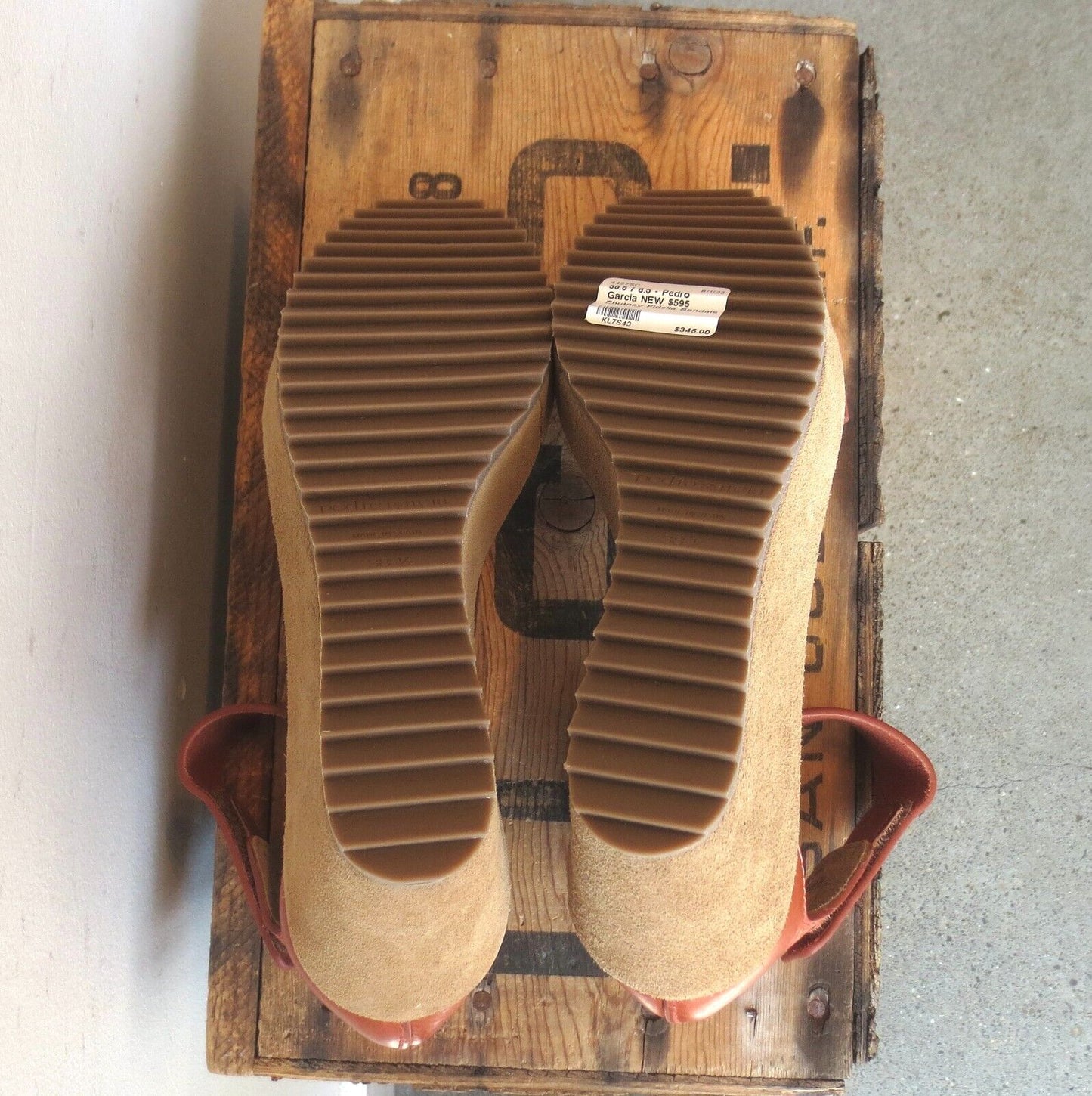 38.5 / 8.5 - Pedro Garcia NEW $595 Chutney Fidelia Sandals NEW w/ Box 4427SC