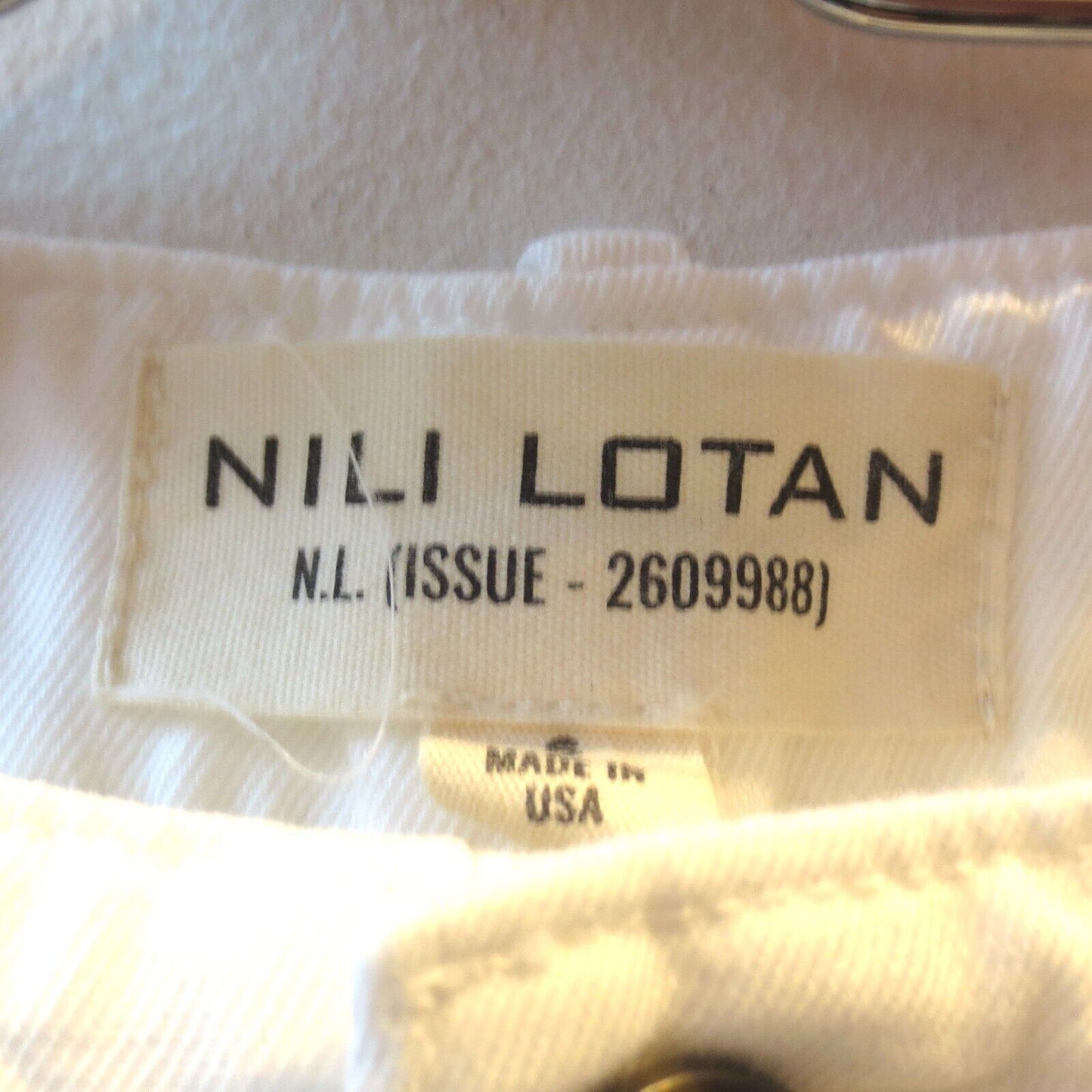 6 - Nili Lotan $425 White Wide Leg Leon Cotton Linen Cropped Boy Pants 4427SC