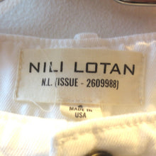 Load image into Gallery viewer, 6 - Nili Lotan $425 White Wide Leg Leon Cotton Linen Cropped Boy Pants 4427SC