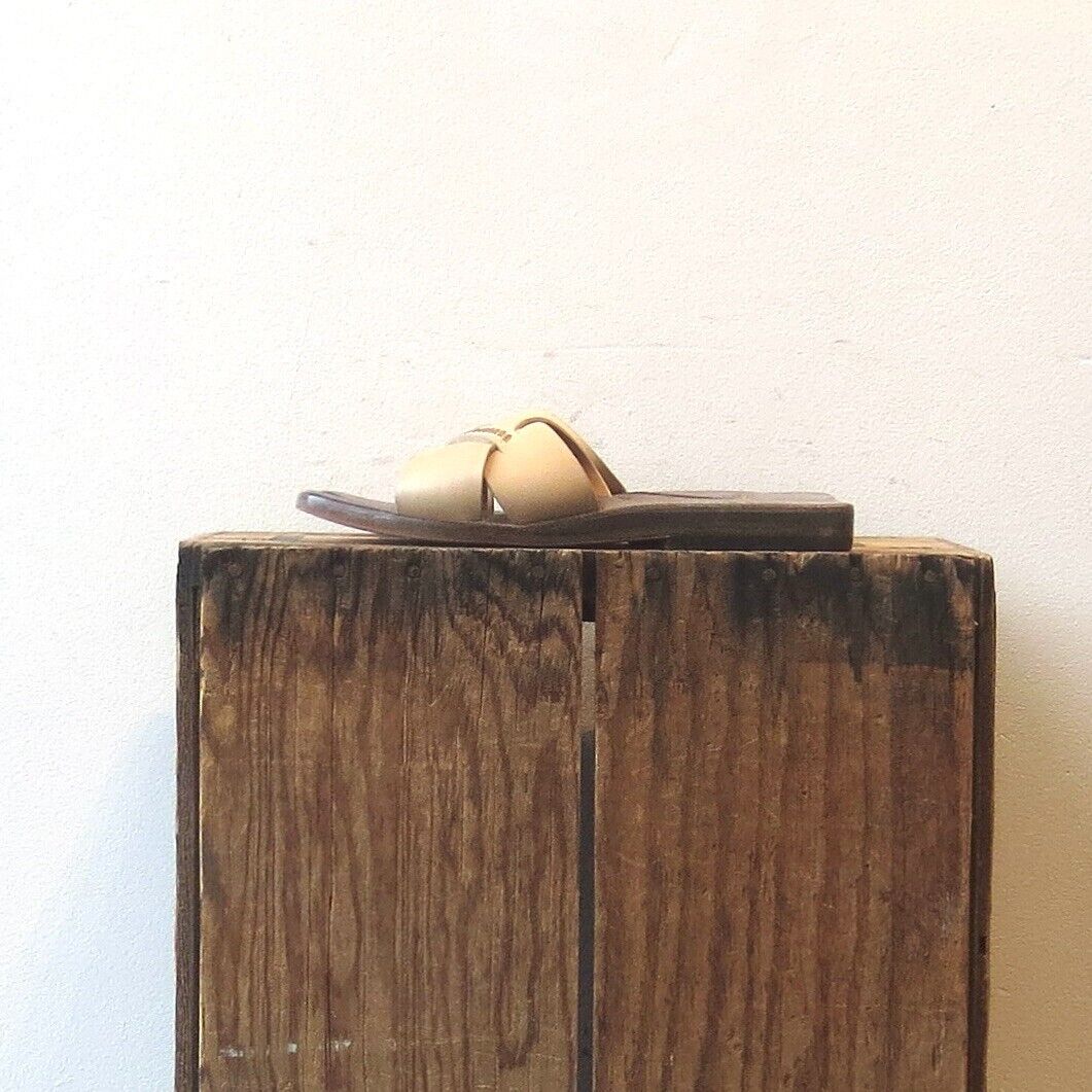 8 - Calleen Cordero $420 Hand Studded Brass Shell Maya Sandals NEW w/ Box 4427SC
