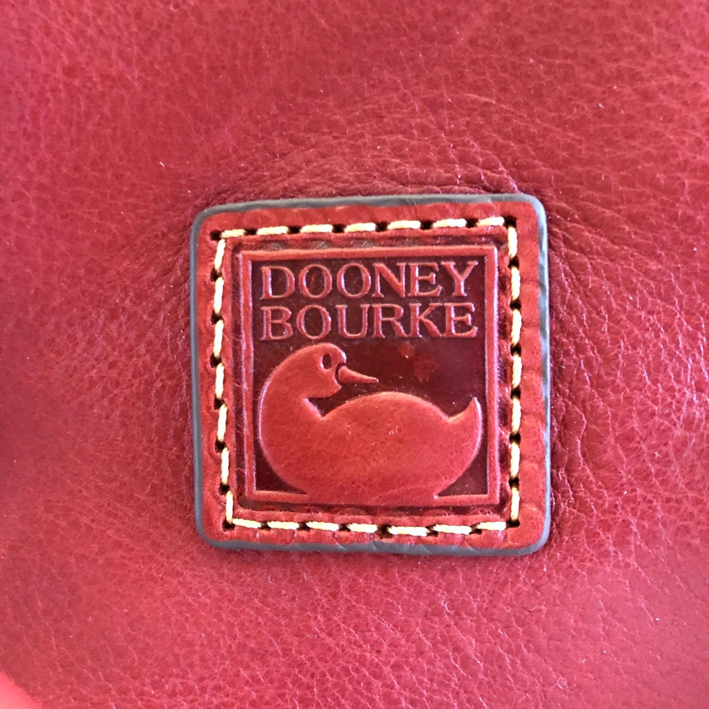 Dooney & Bourke $438 Red Florentine Leather Micro Satchel Purse NEW 0221PG