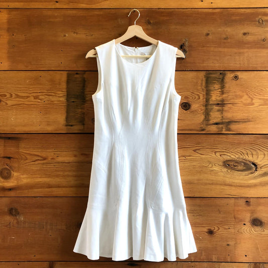 8 - DVF Diane von Furstenberg White Sleeveless NEW $398 Jaelyn Dress 0000MB