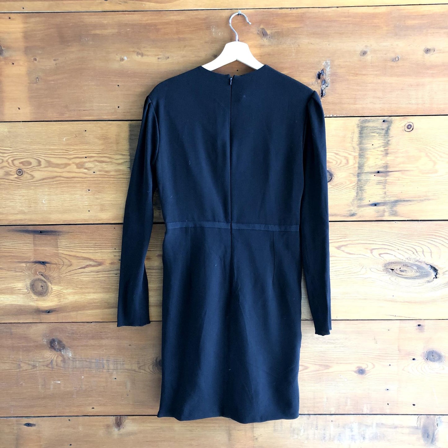 44 / 8 US - Giambattista Valli NEW Gathered Silk Lace Long Sleeve Dress 0419NR