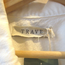 Load image into Gallery viewer, M - Trave $328 White Big Empty Zoey Cropped Denim Jean Jacket NEW 4427SC