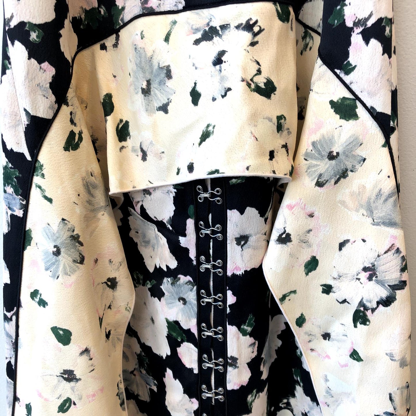 6 - Proenza Schouler Floral Print Sleeveless Layered Hook Mini Dress 1029SB