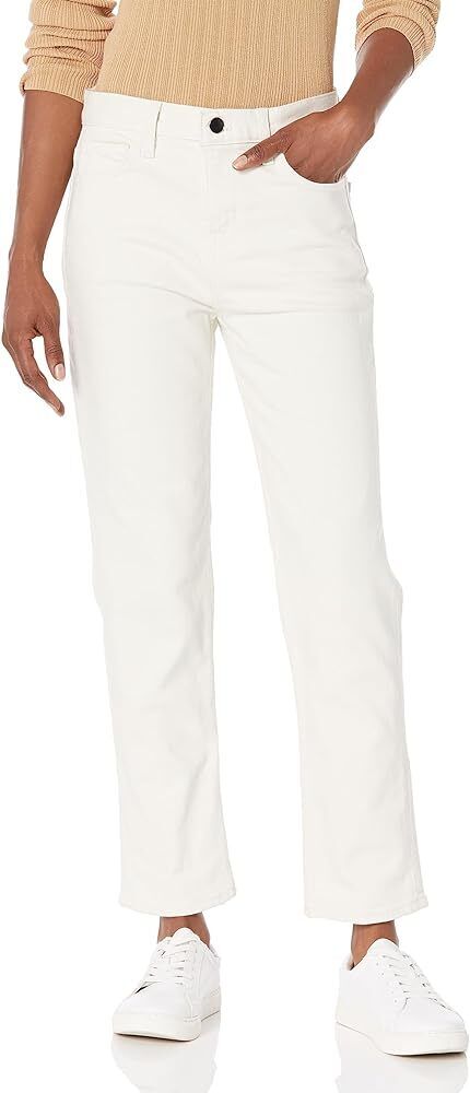 28 - Theory $175 White Treeca D Classic Straight Leg Denim Jeans NEW 0204AB