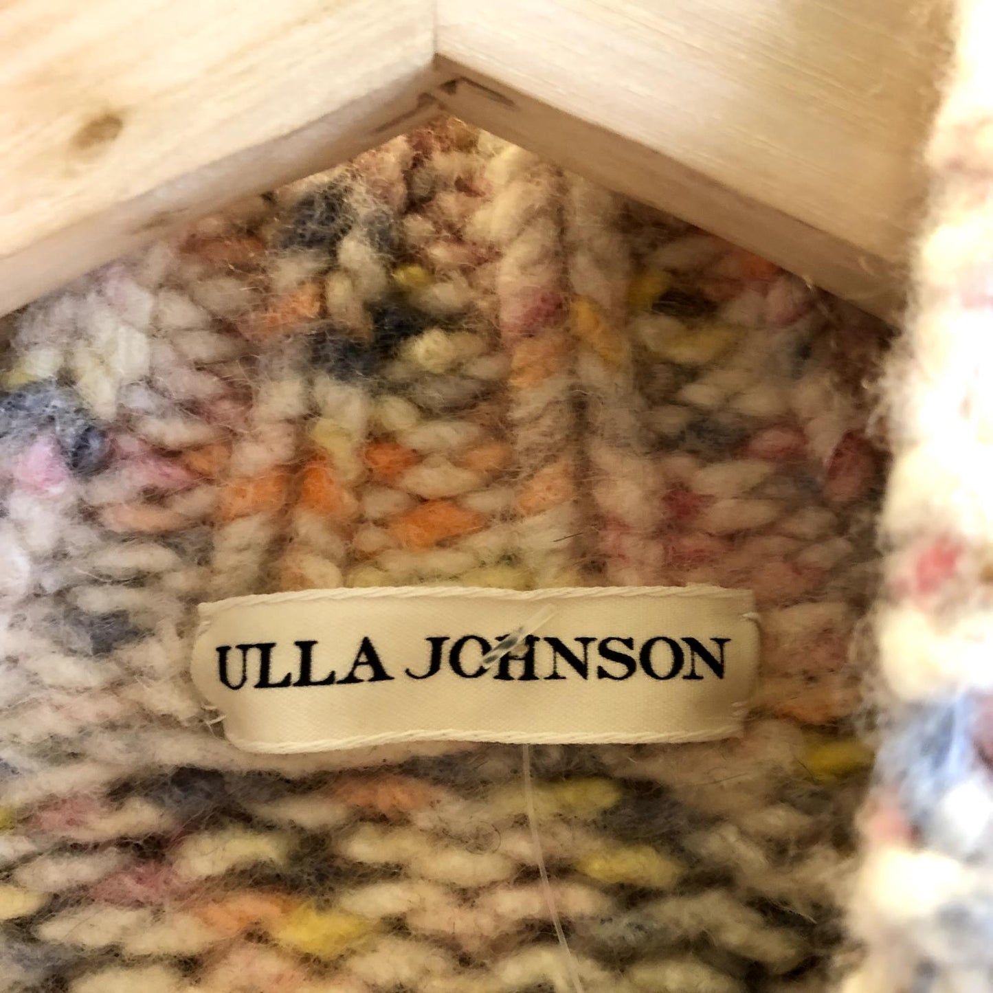 M - Ulla Johnson $575 Mixte Multi Color Wilder Balloon Sleeve Sweater 0920PW