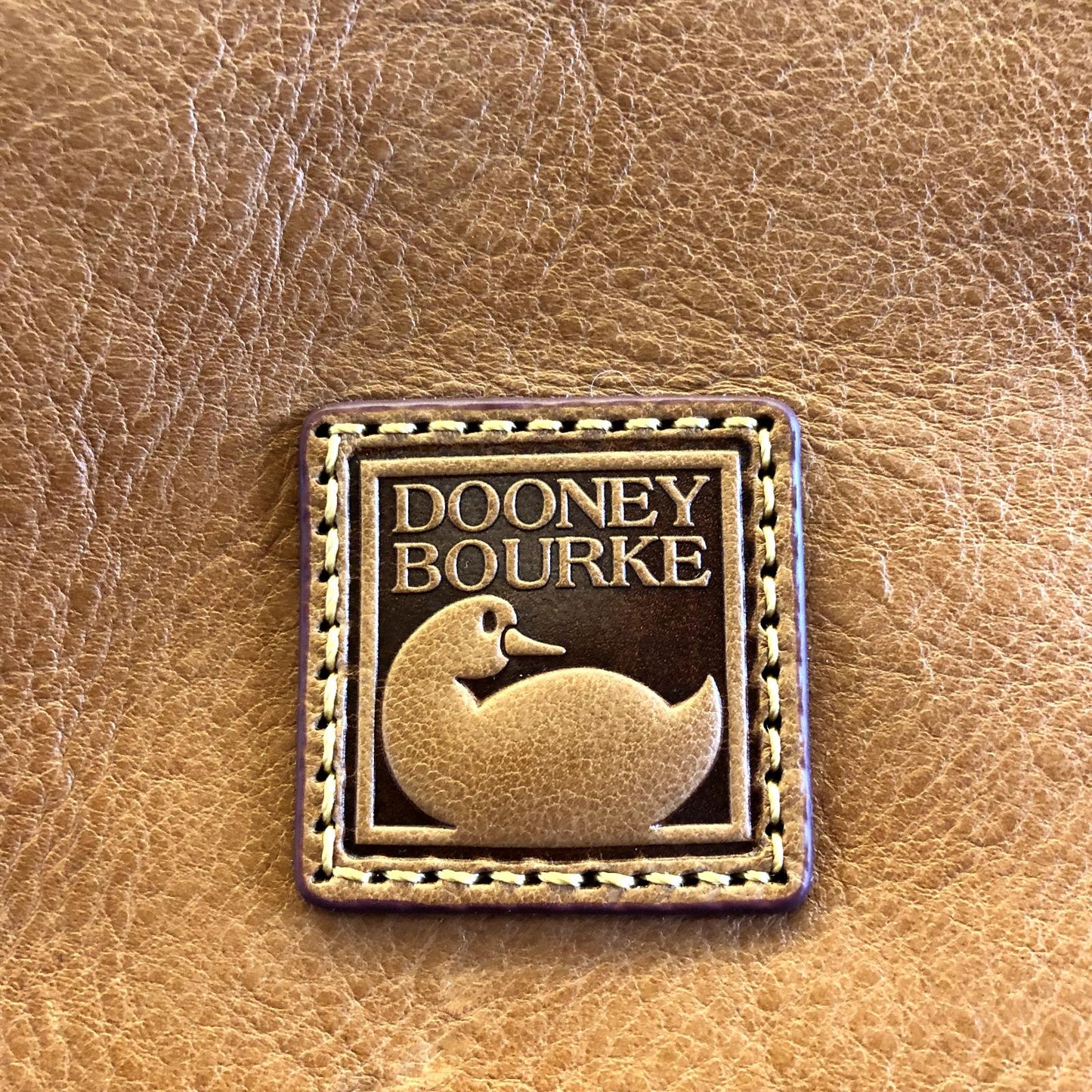 Dooney & Bourke $428 Honey Brown Leather Cameron Satchel Purse NEW 0221PG