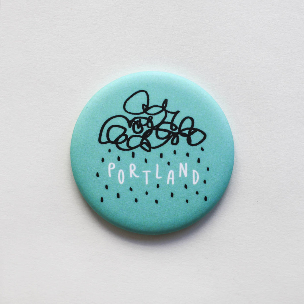 Tender Loving Empire - Portland Scribble Round Magnet