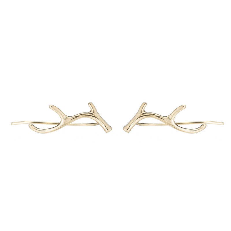 Padgett Hoke - Antler Ear Climbers: Silver