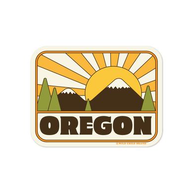 Wild Child Brand - Oregon Sunrise Sticker