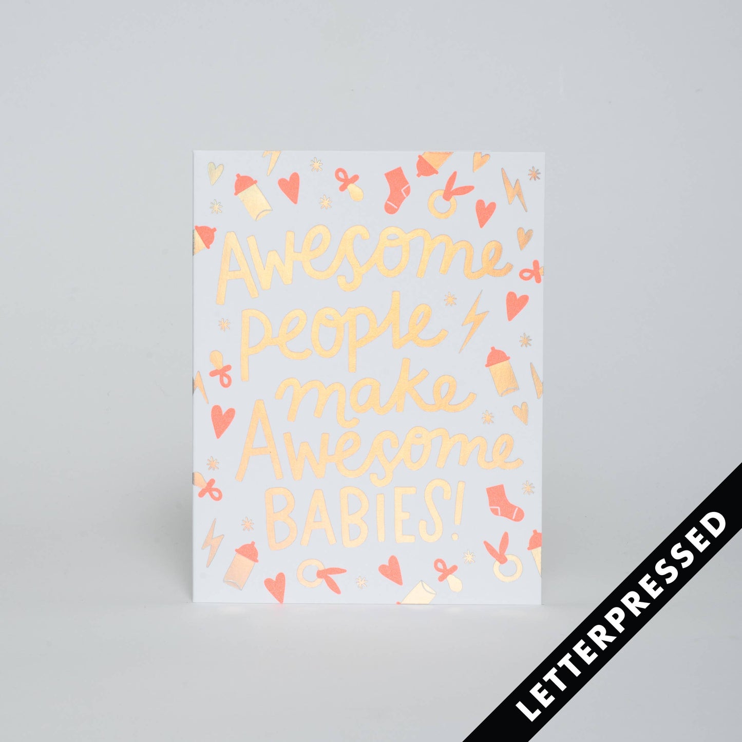 HELLO! LUCKY -- Awesome Babies Greeting Card
