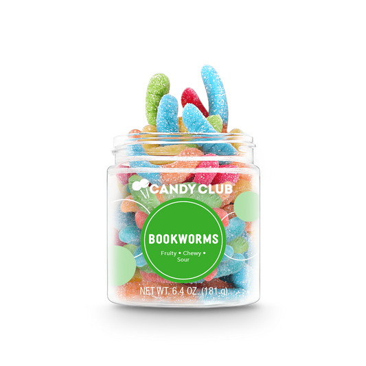 Candy Club - BookWorms: Mini Candy Gummy Worms