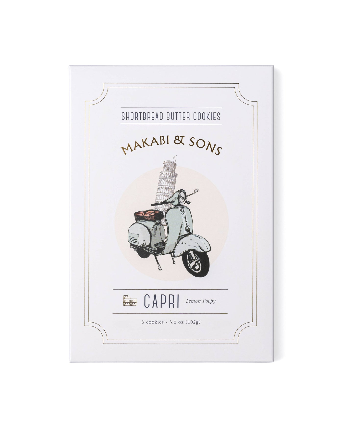 Makabi & Sons - Lemon Poppy Cookies - Capri