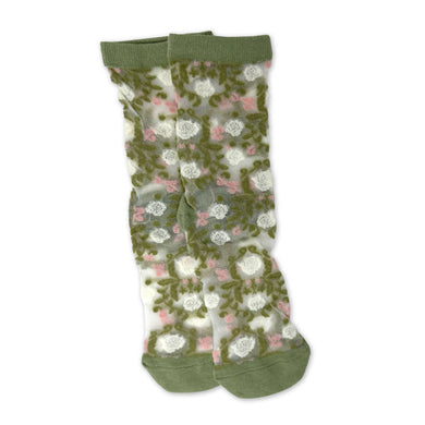 Rainbow Unicorn Birthday Surprise - Socks - Winslet - Dark Sea Green