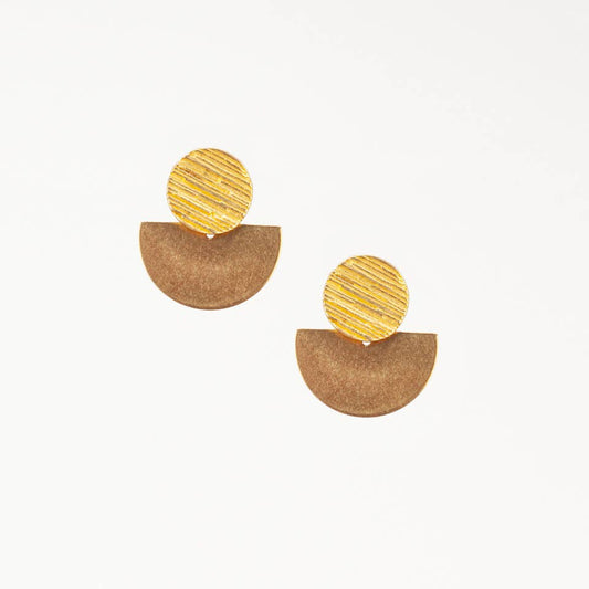 Altiplano - Circle & Half Post Earrings