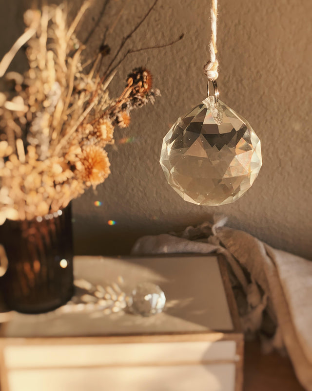 Glass Suncatcher / Hanging Rainbow Maker