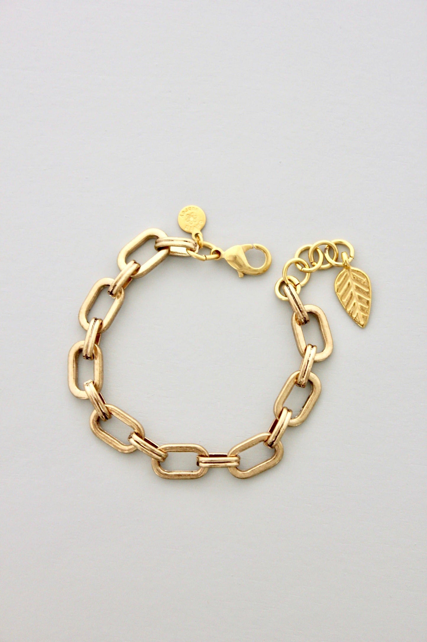 David Aubrey DORB15 Gold Chain Bracelet