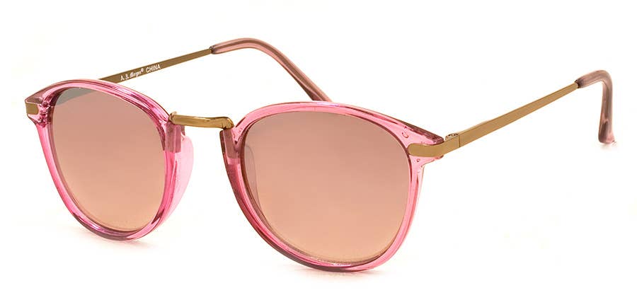 A.J. Morgan - Castro - Sunglasses - Crystal Light Pink