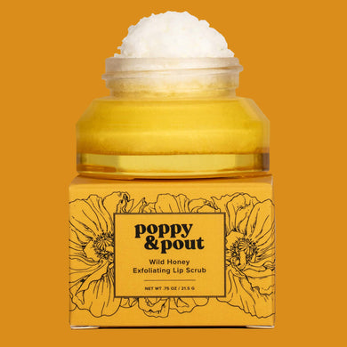 Poppy & Pout - Lip Scrub, Wild Honey