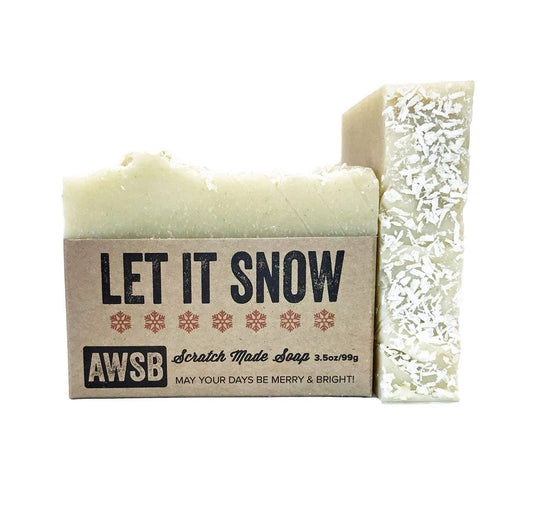 A Wild Soap Bar - Holiday Bar Soap - Let It Snow