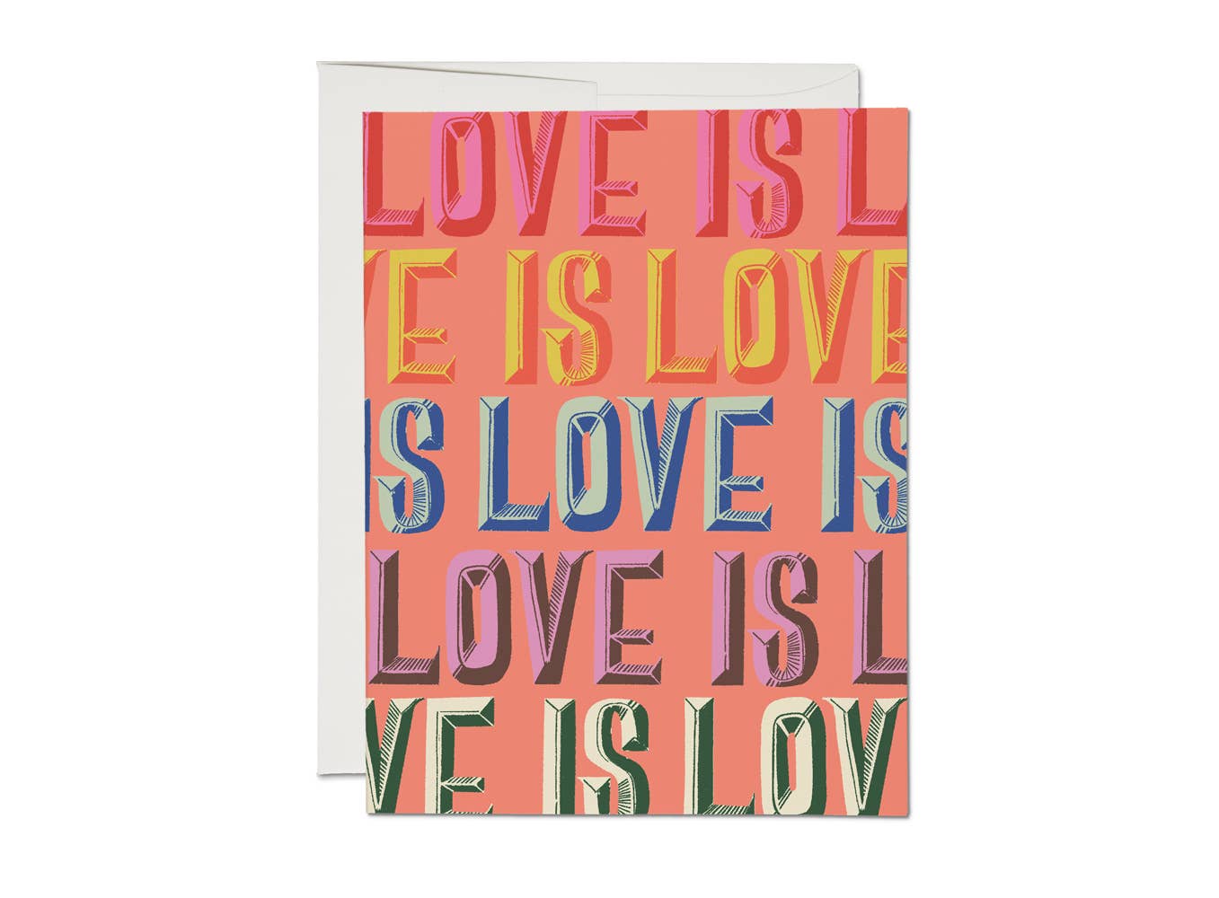 Red Cap Cards - Love Is Love Card