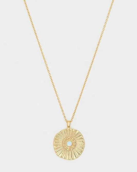 Kriya Veda - Rising Sun Coin Necklace
