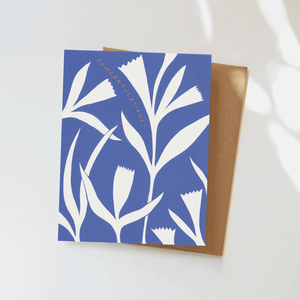 Elana Gabrielle - Blue Congratulations Greeting Card