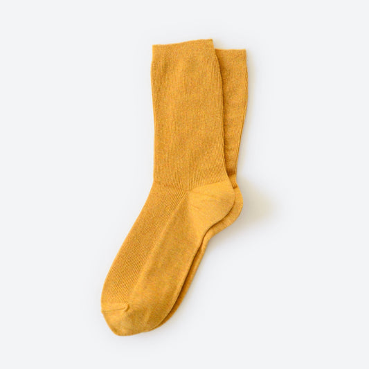 Hooray Sock Co. - Goldenrod (Cotton): Small (Women's 4 - 10)
