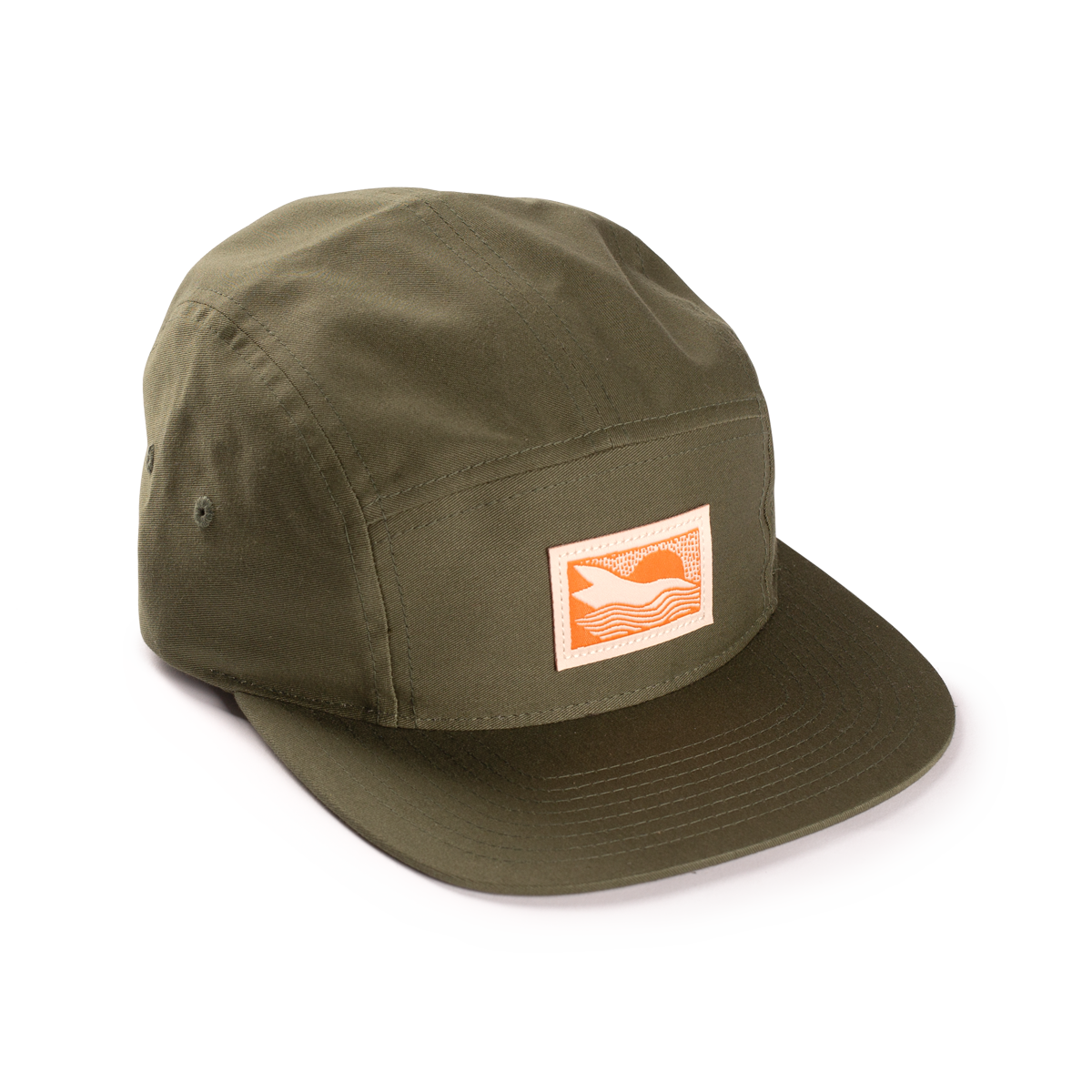 Tender Loving Empire - Abstract Landscape 5 Panel Hat (Cotton - Green)