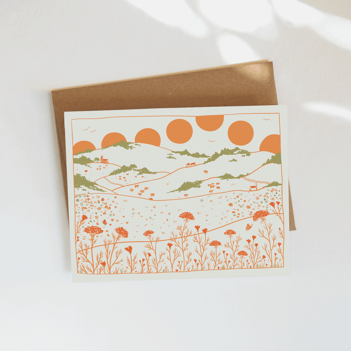 Elana Gabrielle - Fields Greeting Card