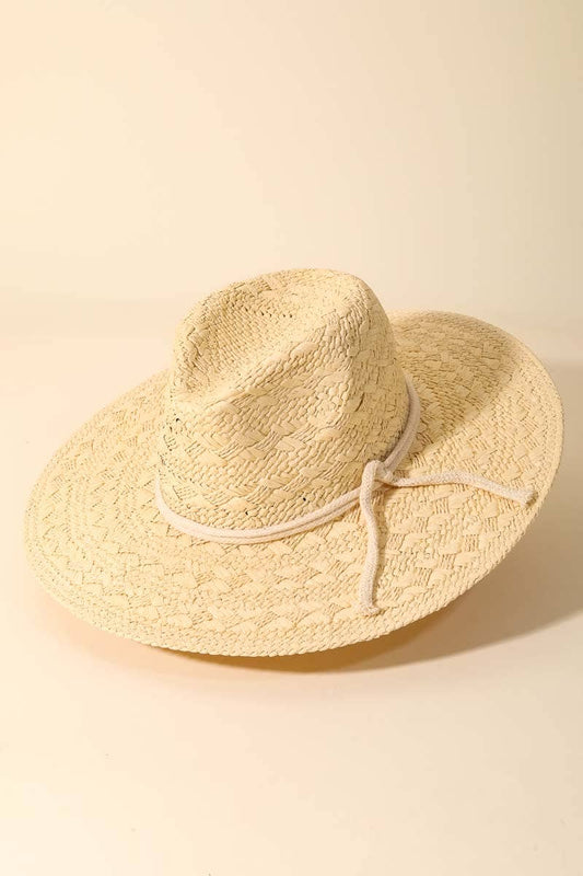 Anarchy Street - IV - Straw Weave Rope Strap Sun Hat