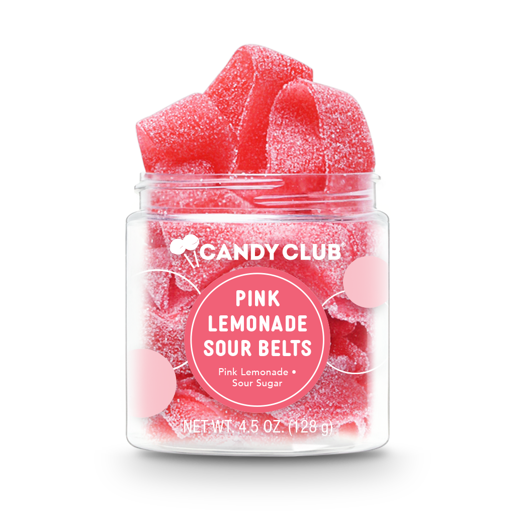 Candy Club - Pink Lemonade Sour Belt Candy