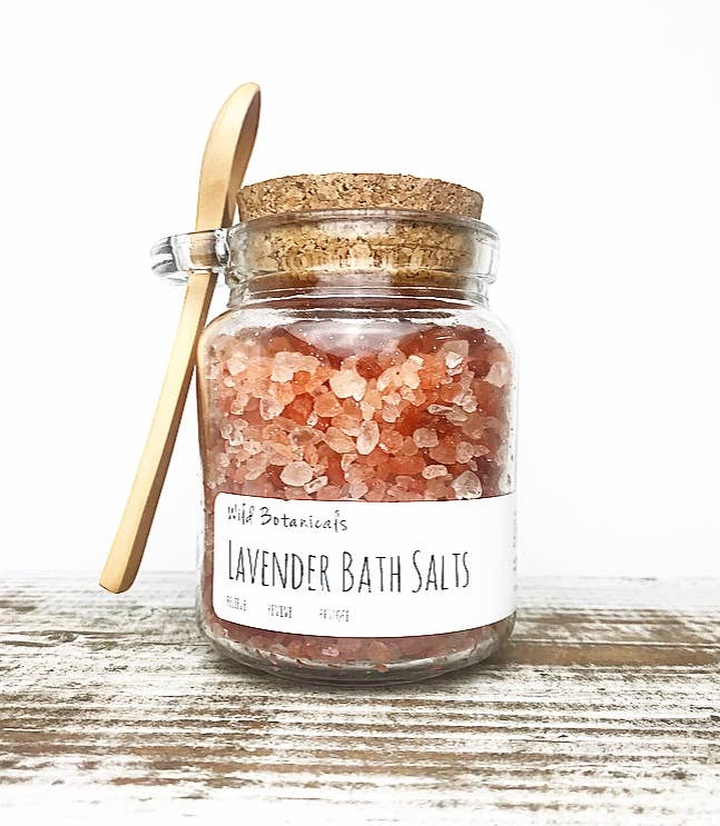 Wild Botanicals - Lavender - 10oz Bath Salts Cork Jar