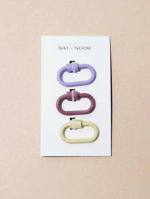 NAT + NOOR - Mini Lock Keychain Set in Petals