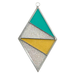 Debbie Bean - Stained Glass Suncatcher Diamond - Moondream