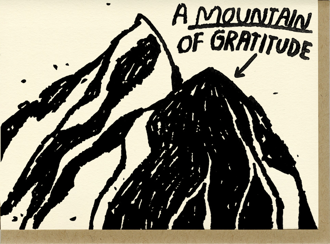 People I've Loved - Mountain of Gratitude Card