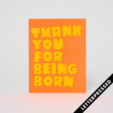 Egg Press - ASHKAHN- Being Born Card