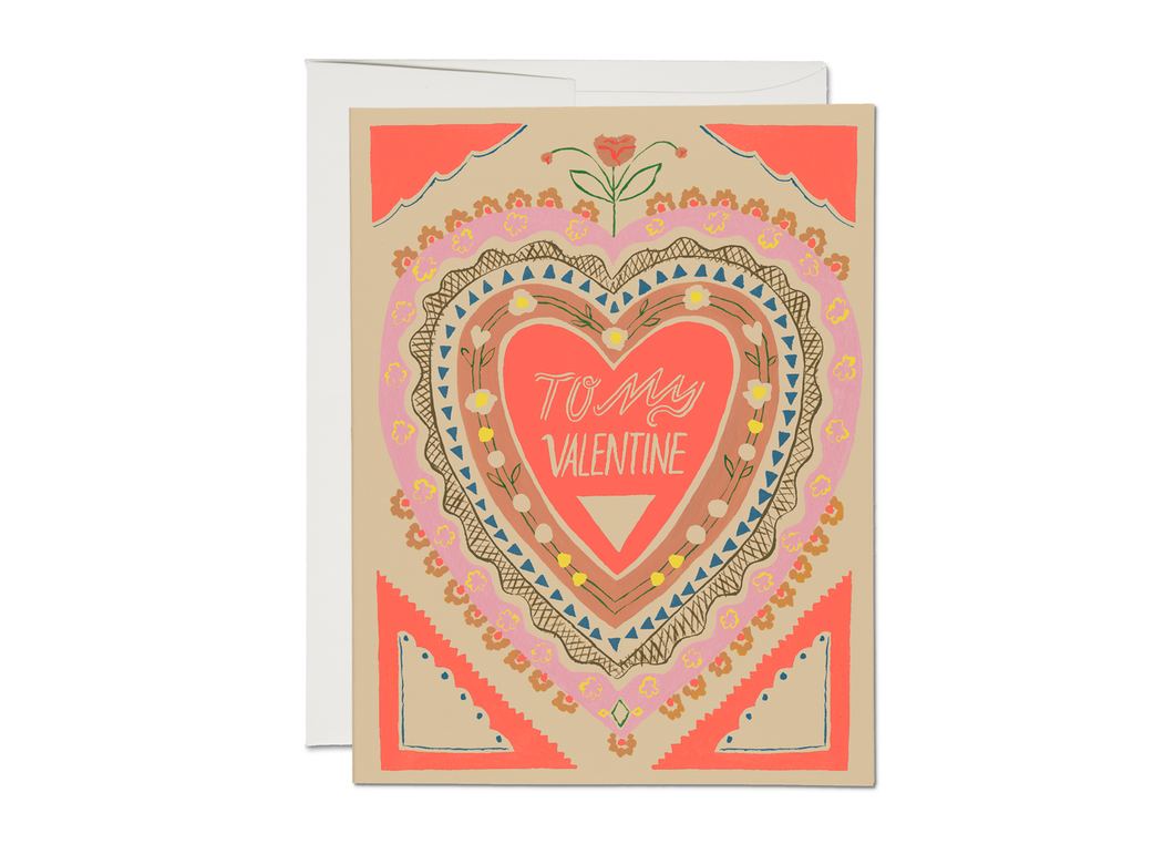 Red Cap Cards - To My Valentine Card